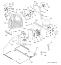 SEALED SYSTEM & MOTHER BOARD Diagram and Parts List for ZIC36NMASSRH  General Electric Refrigerator
