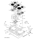 COOKTOP Diagram and Parts List for JP961KH1CC  General Electric Cooktop