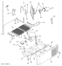 SEALED SYSTEM & MOTHER BOARD Diagram and Parts List for GTS18JBPFRBB  General Electric Refrigerator