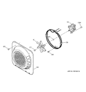 CONVECTION FAN Diagram and Parts List for JD966KD1CC  General Electric Range