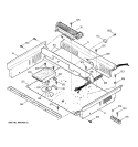 COOLING FAN Diagram and Parts List for JD966KD1CC  General Electric Range