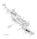 CONTROL PANEL Diagram and Parts List for JD966SD2SS  General Electric Range