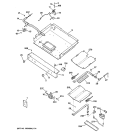 GAS & BURNER PARTS Diagram and Parts List for JGB900CEF1CC  General Electric Range