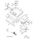 GAS & BURNER PARTS Diagram and Parts List for JGB902SEH2SS  General Electric Range