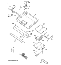GAS & BURNER PARTS Diagram and Parts List for JGB915SEF2SS  General Electric Range