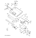 GAS & BURNER PARTS Diagram and Parts List for JGB920SEF1SS  General Electric Range