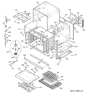 BODY PARTS Diagram and Parts List for ZET938BF3BB  General Electric Wall Oven