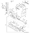 ICE MAKER & DISPENSER Diagram and Parts List for ZSGS420DMCSS  General Electric Refrigerator