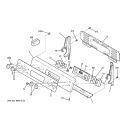 CONTROL PANEL Diagram and Parts List for JBP69SH3SS  General Electric Range