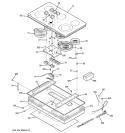 COOKTOP PARTS Diagram and Parts List for JP655BK1BB  General Electric Cooktop