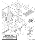 FREEZER SECTION Diagram and Parts List for GTS22WCPARBB  General Electric Refrigerator