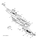 CONTROL PANEL Diagram and Parts List for JS966CD2CC  General Electric Range