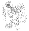 BODY PARTS Diagram and Parts List for JS966CD2CC  General Electric Range