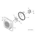 CONVECTION FAN Diagram and Parts List for JS966CD2CC  General Electric Range