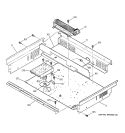 COOLING FAN Diagram and Parts List for JS966CD2CC  General Electric Range