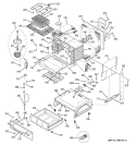 Part Location Diagram of WB56T10074 GE DRAWER PANEL