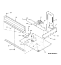 CENTER SPACER Diagram and Parts List for ZET958BF2BB  General Electric Wall Oven