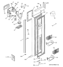 Part Location Diagram of WR55X10469 GE INTERFACE DISP Assembly