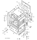 BODY PARTS Diagram and Parts List for RCBS540SJ1SA  Hotpoint Range
