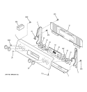 CONTROL PANEL Diagram and Parts List for JBP35DJ2BB  General Electric Range