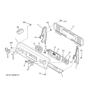 CONTROL PANEL Diagram and Parts List for EER3000H02TW  General Electric Range
