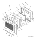 Part Location Diagram of WB15K10047 GE HANDLE Assembly