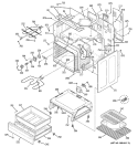 BODY PARTS Diagram and Parts List for EER3002H01CC  General Electric Range