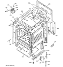 BODY PARTS Diagram and Parts List for JBP60BH2WH  General Electric Range