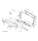 CONTROL PANEL Diagram and Parts List for JBP67SH3SS  General Electric Range
