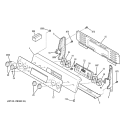 CONTROL PANEL Diagram and Parts List for JBP68SH3SS  General Electric Range