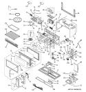 MICROWAVE Diagram and Parts List for JVM2050CH01  General Electric Microwave