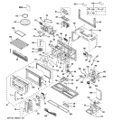 MICROWAVE Diagram and Parts List for JVM2050SJ02  General Electric Microwave