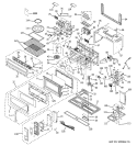 MICROWAVE Diagram and Parts List for JVM2070WH01  General Electric Microwave