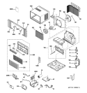 ROOM AIR CONDITIONER Diagram and Parts List for AGW10ABG1  General Electric Air Conditioner
