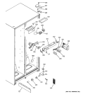 FRESH FOOD SECTION Diagram and Parts List for GSG20IBSAFBB  General Electric Refrigerator