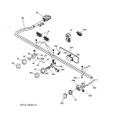 MANIFOLD & CONTROLS Diagram and Parts List for ZDP36L4RWSS  General Electric Range