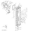 FREEZER DOOR Diagram and Parts List for ESS25LSRDSS  General Electric Refrigerator