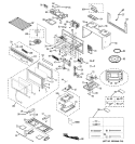 Part Location Diagram of WB55X10536 GE Outer Door Frame - Bisque