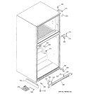 CASE PARTS Diagram and Parts List for GTR22KSSARSS  General Electric Refrigerator