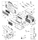 ROOM AIR CONDITIONER Diagram and Parts List for AGP07LHG1  General Electric Air Conditioner