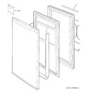 DOOR Diagram and Parts List for SMR03BASWW  General Electric Refrigerator
