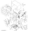 MICROWAVE Diagram and Parts List for JES1334BH02  General Electric Microwave