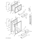 Part Location Diagram of WR04X10149 GE BADGE Assembly GE