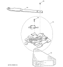 DOOR LOCK Diagram and Parts List for JBP69WD1WW  General Electric Range