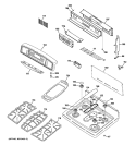 Part Location Diagram of WB16K10047 GE CENTRAL BURNER VISION