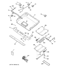 GAS & BURNER PARTS Diagram and Parts List for JGB900CEK2CC  General Electric Range