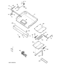 GAS & BURNER PARTS Diagram and Parts List for JGBP28WEK1WW  General Electric Range