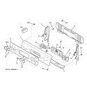 CONTROL PANEL Diagram and Parts List for JBP66SK1SS  General Electric Range