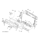 CONTROL PANEL Diagram and Parts List for JBP67SK1SS  General Electric Range