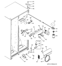 FRESH FOOD SECTION Diagram and Parts List for GSL25JFPJBS  General Electric Refrigerator
